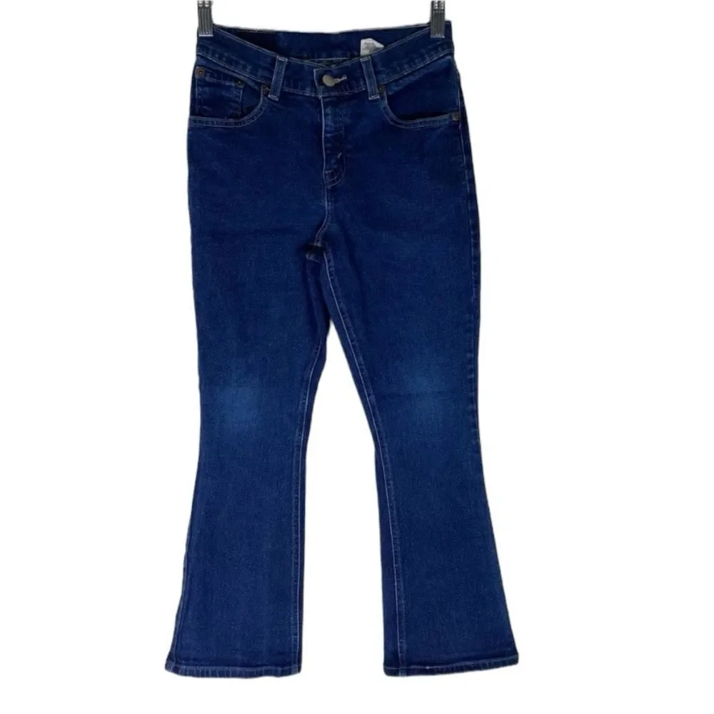 Levi’s Jeans Girls Blue Denim 517 Flare Y2K Vintage Stretch 5 Pockets 10 1/2